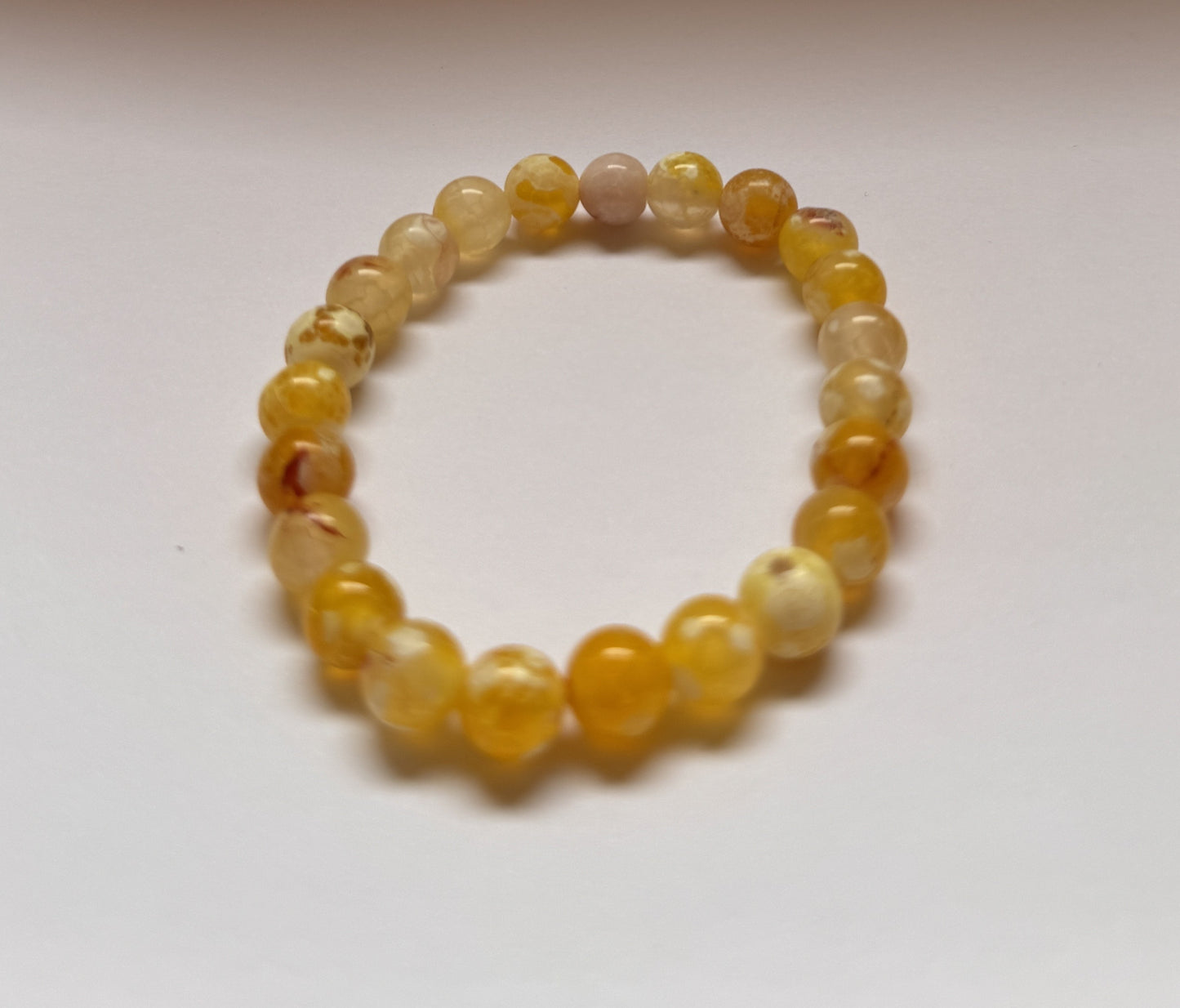 Yellow Agate Bracelet