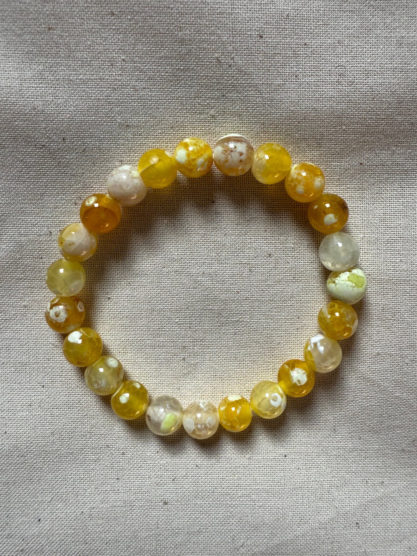 Yellow Agate Bracelet
