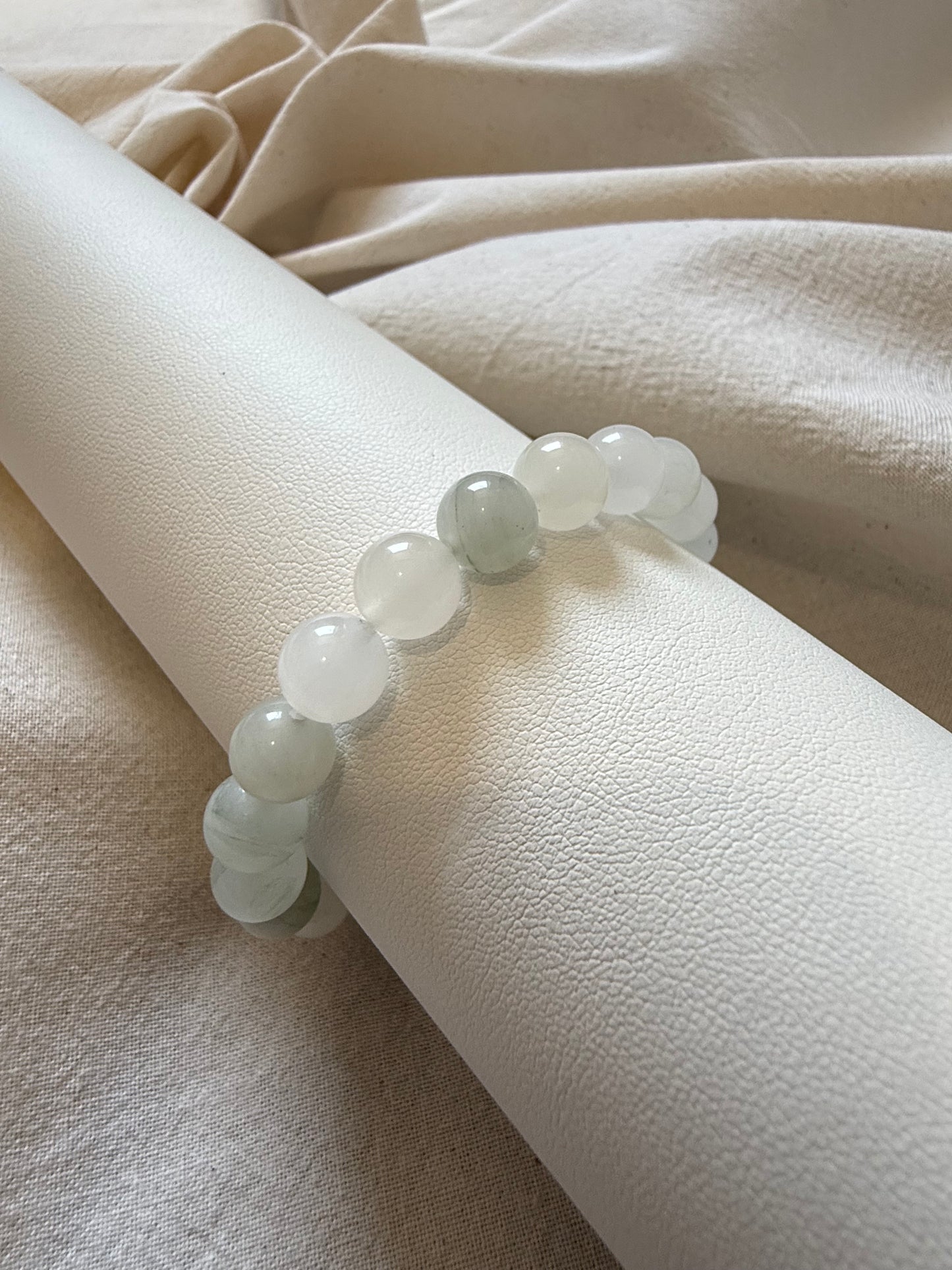 White Mountain Jade Bracelet