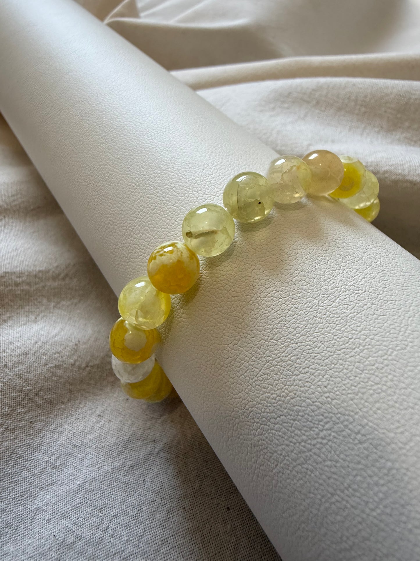 Yellow Agate Bracelet
