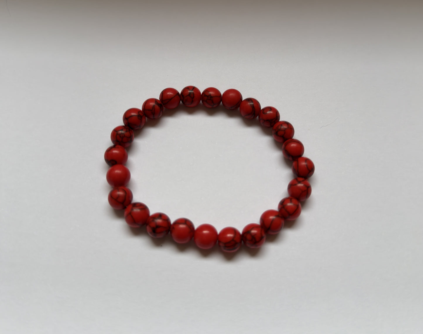 Red Howlite Bracelet