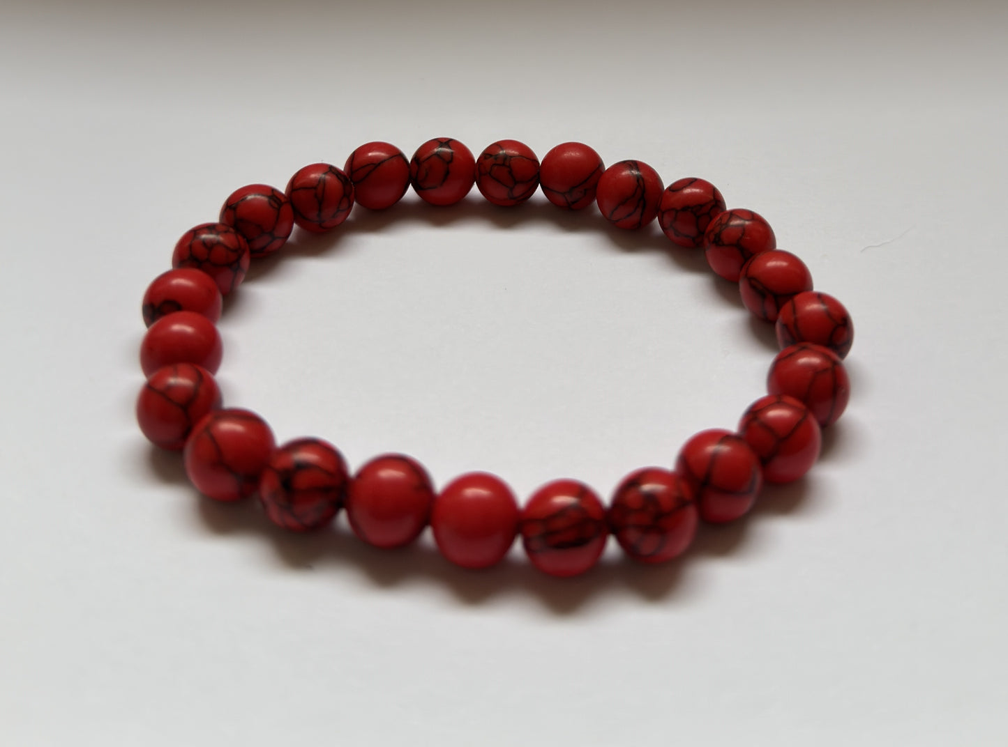 Red Howlite Bracelet