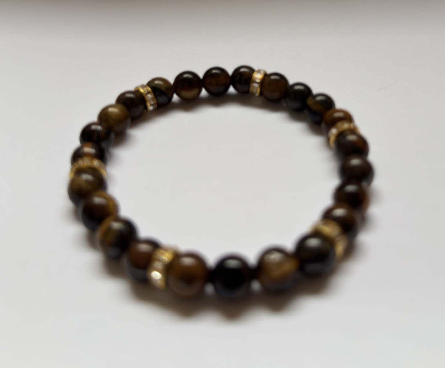 Diamante Tiger Eye Bracelet