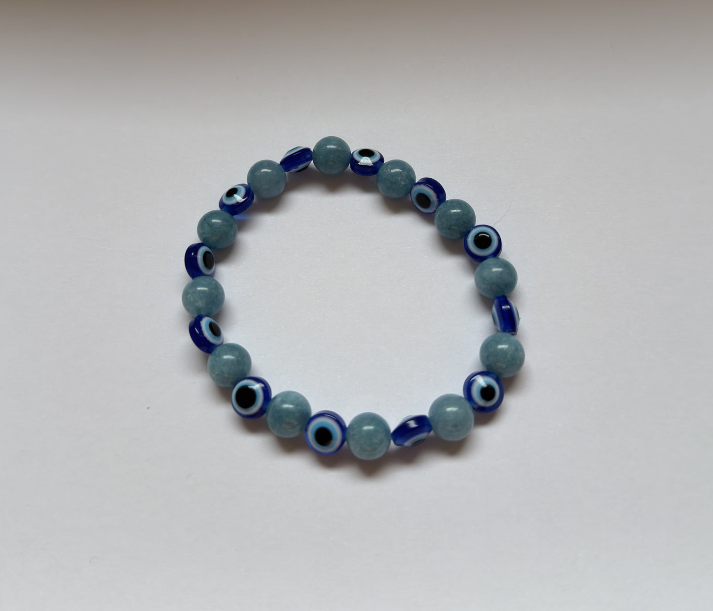 Evil Eye Aquamarine Bracelet