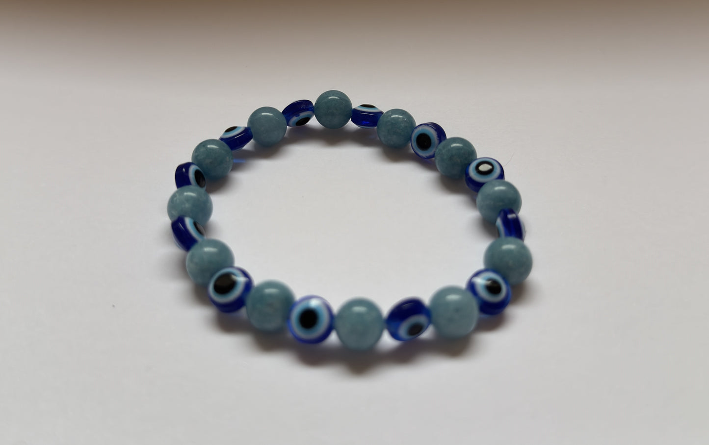 Evil Eye Aquamarine Bracelet