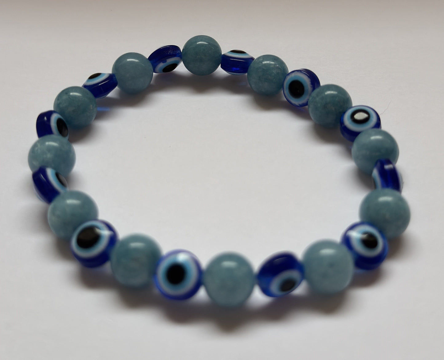 Evil Eye Aquamarine Bracelet