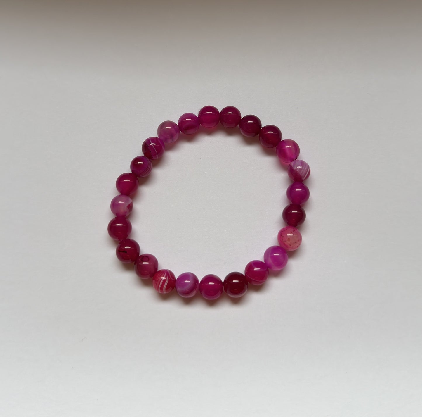Pink Agate Bracelet