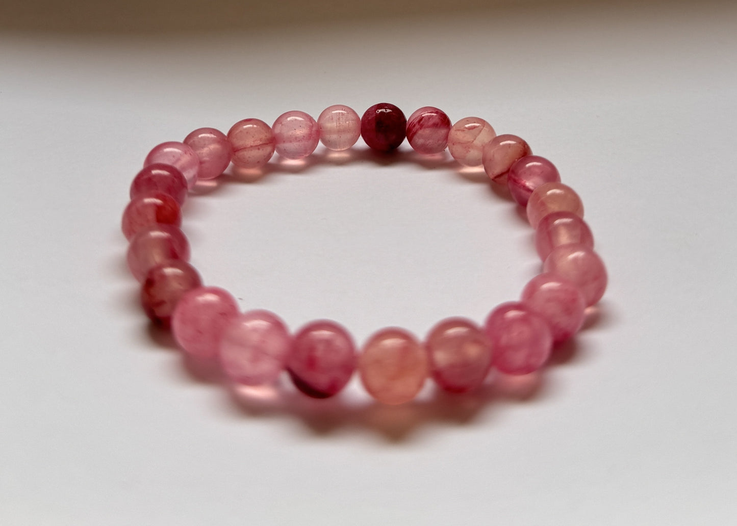 Rose Quartz X Pink Jade Bracelet