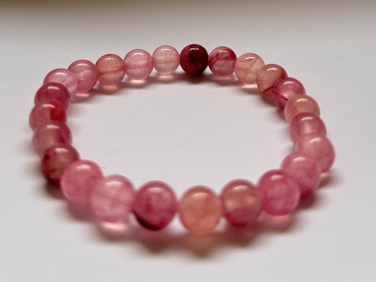 Rose Quartz X Pink Jade Bracelet