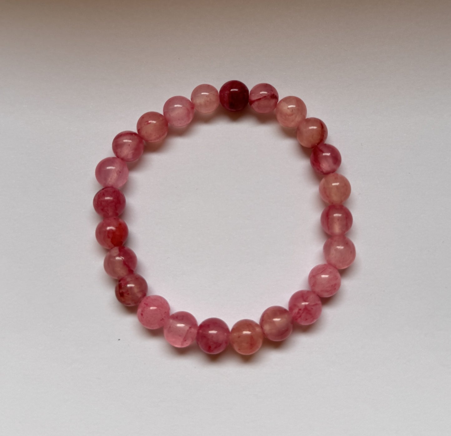Rose Quartz X Pink Jade Bracelet